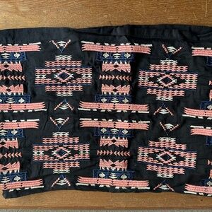 tribal pattern mini skirt